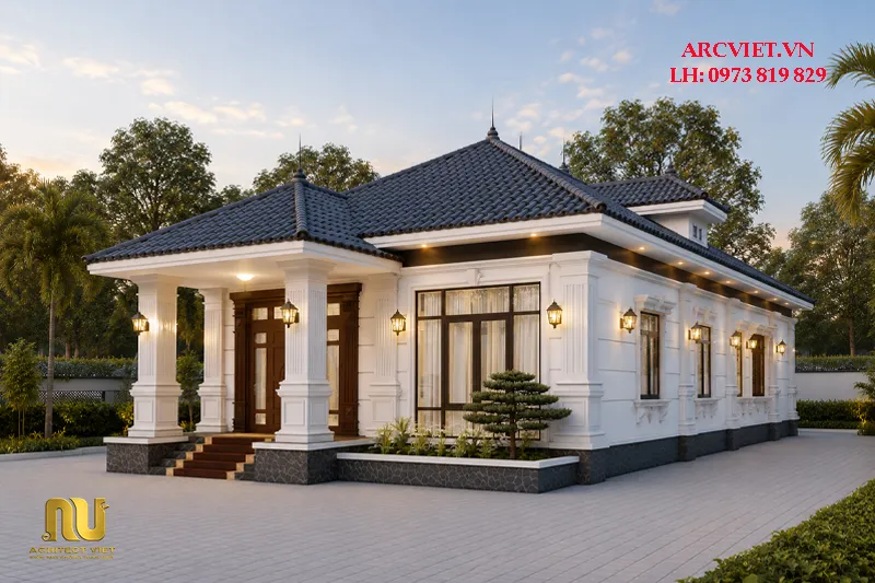 Nhà mái Nhật 1 tầng mặt tiền 9m