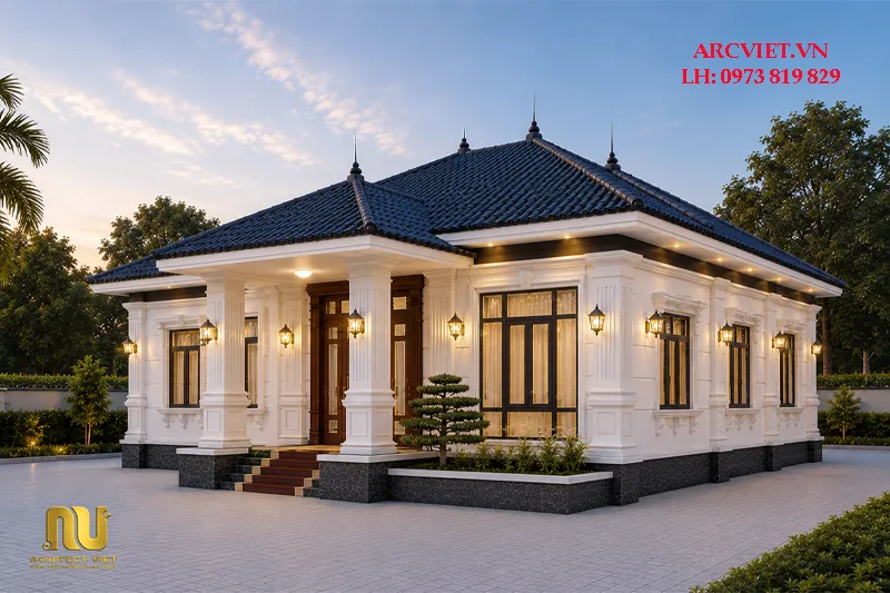 Nhà mái Nhật 1 tầng mặt tiền 9m