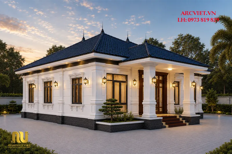 Nhà mái Nhật 1 tầng mặt tiền 9m