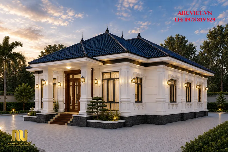 Nhà mái Nhật 1 tầng mặt tiền 9m