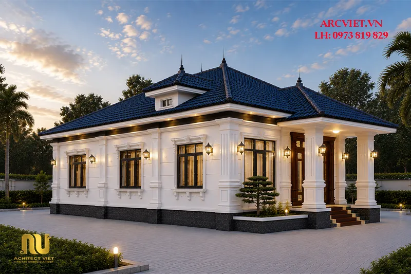 Nhà mái Nhật 1 tầng mặt tiền 9m