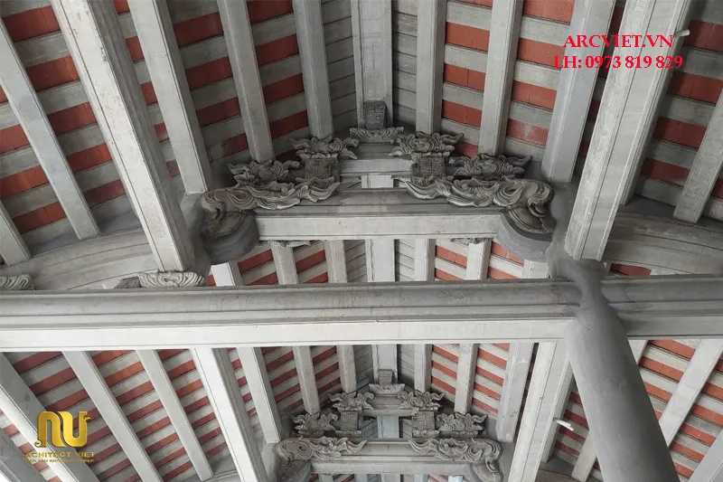 Xây Nhà Thờ Bê Tông Giả Gỗ