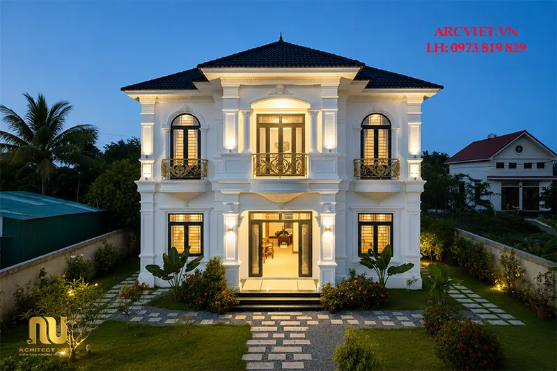 Biệt Thự Tân Cổ Điển Ngang 12m