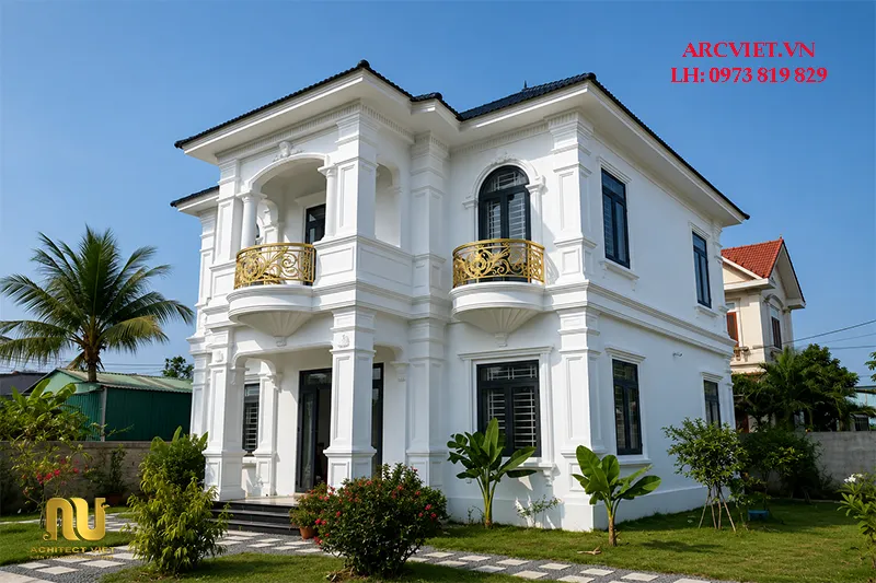 Biệt Thự Tân Cổ Điển Ngang 12m
