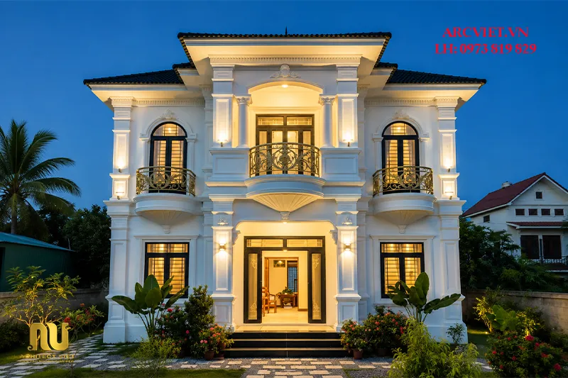 Biệt Thự Tân Cổ Điển Ngang 12m