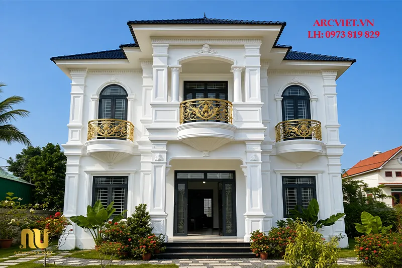 Biệt Thự Tân Cổ Điển Ngang 12m
