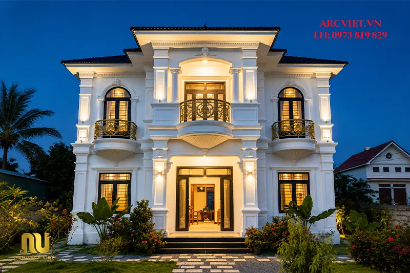 Biệt Thự Tân Cổ Điển Ngang 12m