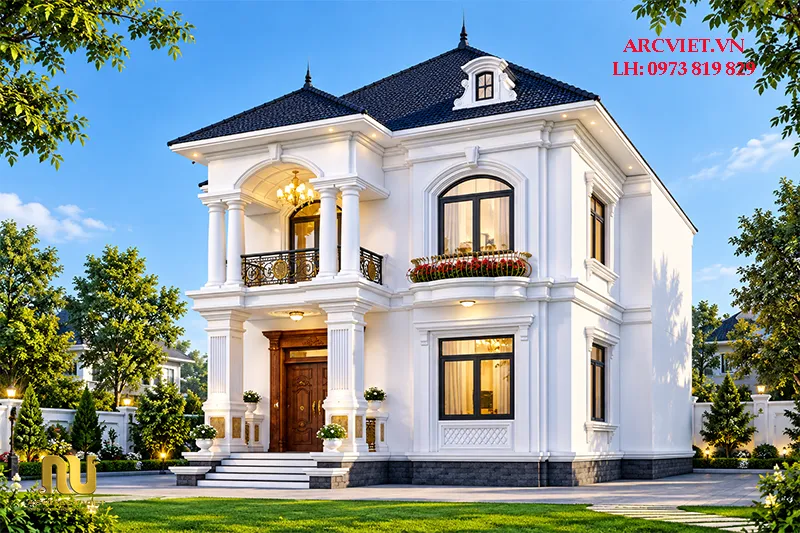 Mẫu nhà mái nhật ngang 9m dài 15m