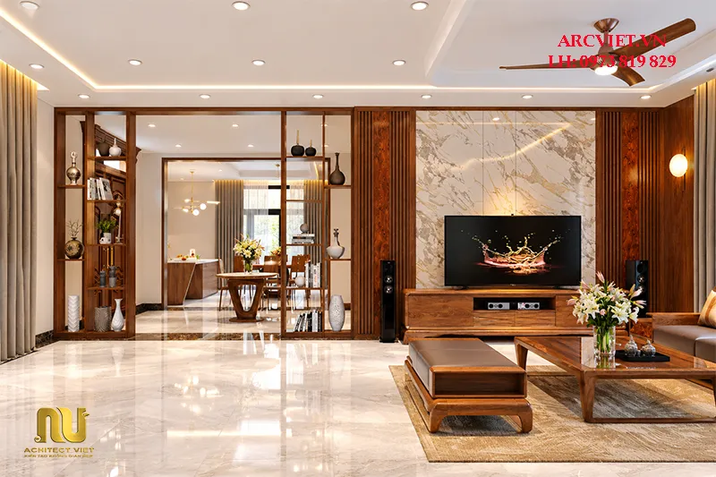 Mẫu nhà mái nhật ngang 9m dài 15m