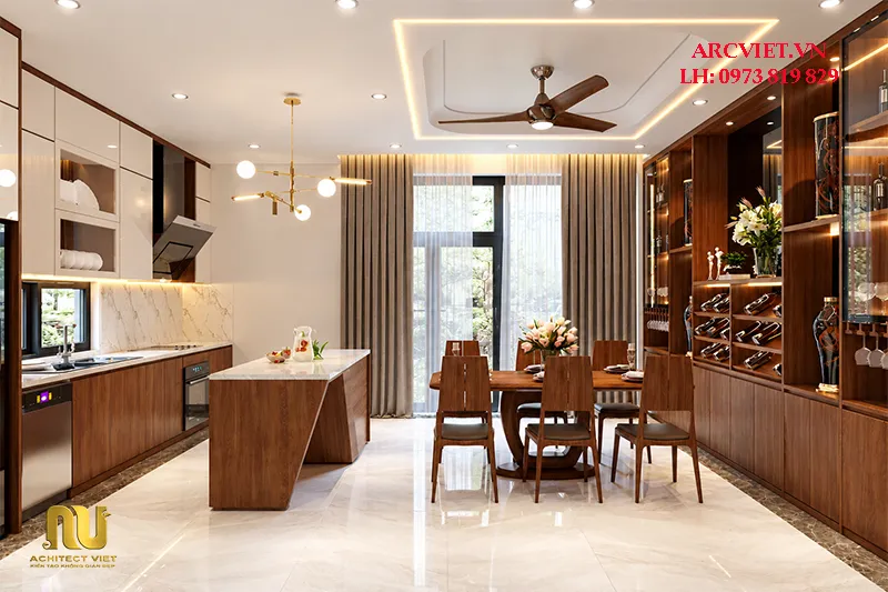 Mẫu nhà mái nhật ngang 9m dài 15m