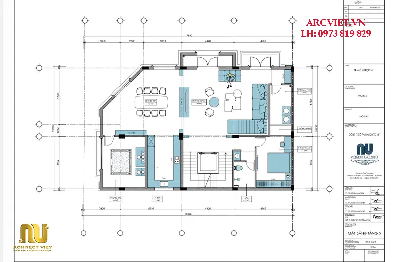 Nhà Lô Góc 2 Mặt Tiền 5 Tầng