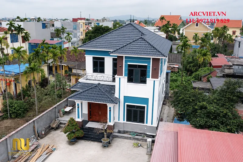 Nhà mái nhật mặt tiền 9m 2 tầng