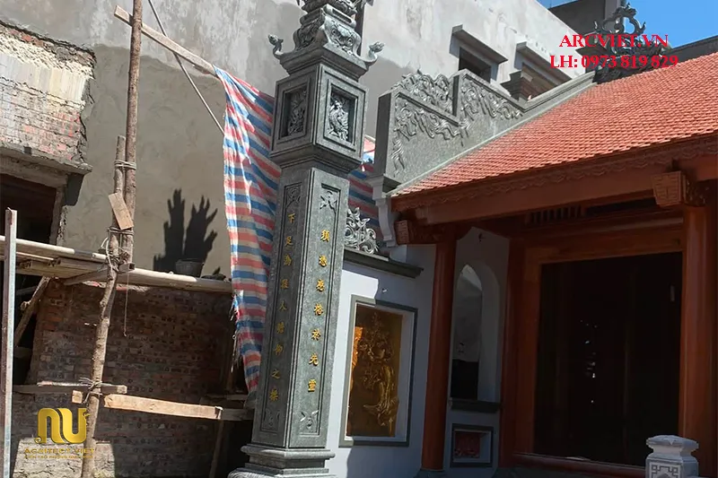Mẫu Nhà Thờ Bê Tông Giả Gỗ Đẹp