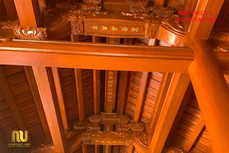 Mẫu Nhà Thờ Bê Tông Giả Gỗ Đẹp