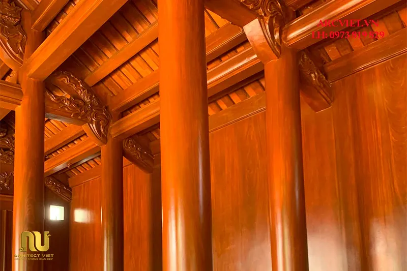 Mẫu Nhà Thờ Bê Tông Giả Gỗ Đẹp
