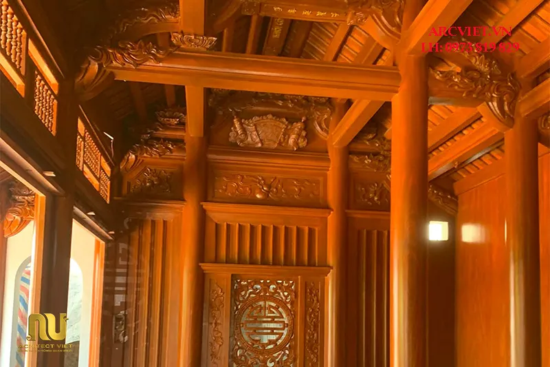 Mẫu Nhà Thờ Bê Tông Giả Gỗ Đẹp