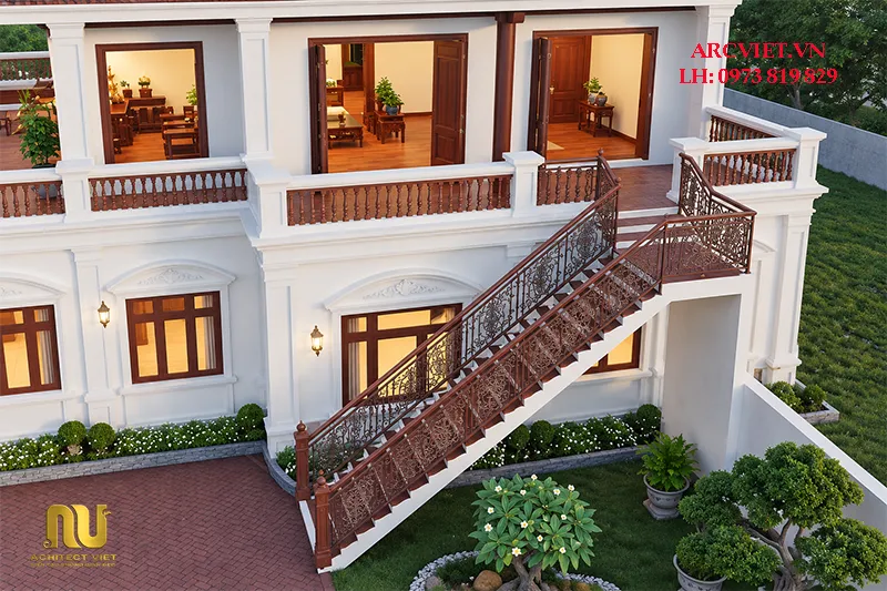 Nhà Thờ Họ 2 Tầng Hiện Đại