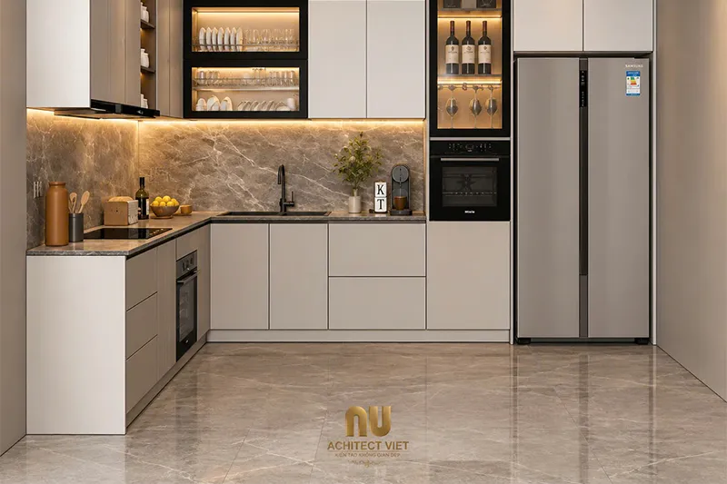 Thi Công Phòng Bếp Đẹp Hiện Đại