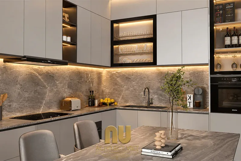 Thi Công Phòng Bếp Đẹp Hiện Đại