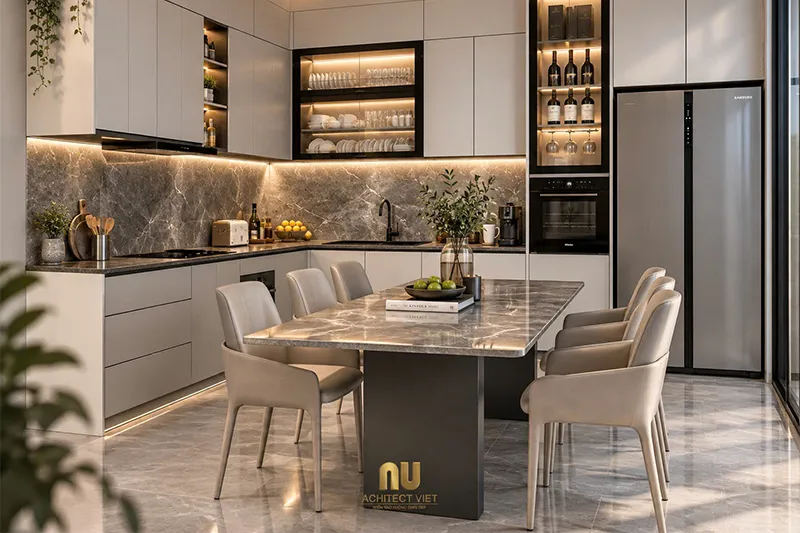 Thi Công Phòng Bếp Đẹp Hiện Đại