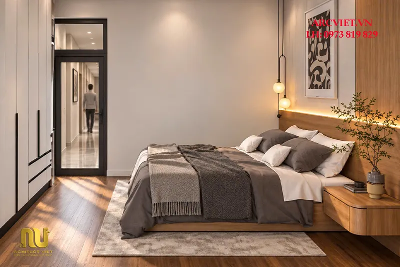 Thi Công Phòng Ngủ 20m2 Cho Vợ Chồng