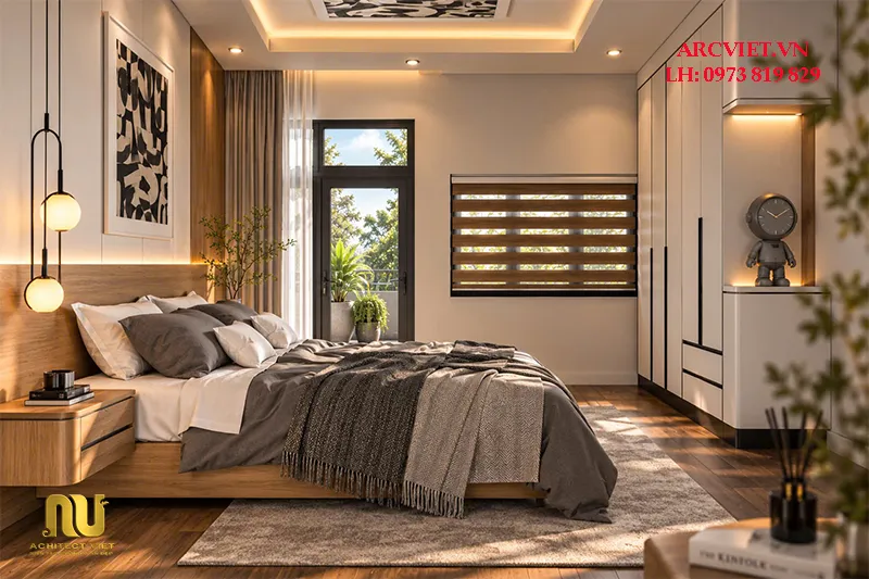 Thi Công Phòng Ngủ 20m2 Cho Vợ Chồng