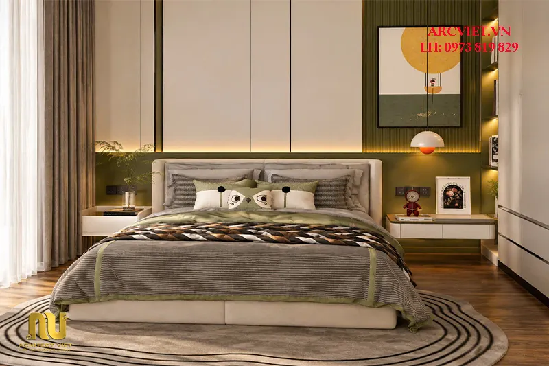 Thi Công Phòng Ngủ 20m2 Cho Vợ Chồng