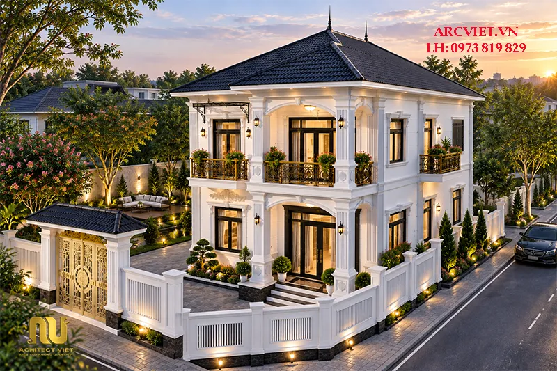 Thiết Kế Nhà Vuông 9x10
