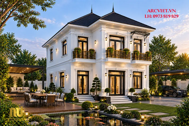 Thiết Kế Nhà Vuông 9x10