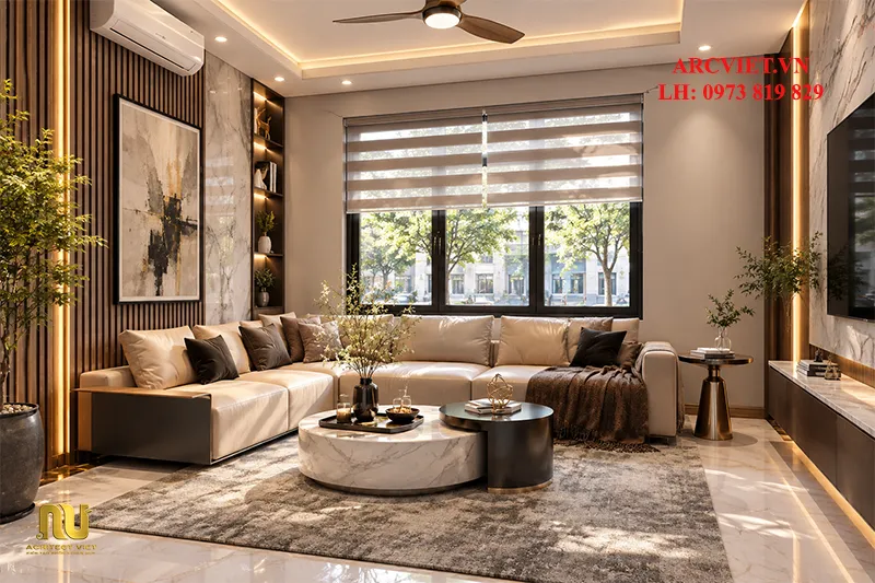 Mặt tiền nhà phố 5m 5 tầng