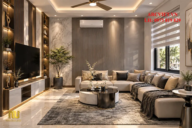 Mặt tiền nhà phố 5m 5 tầng