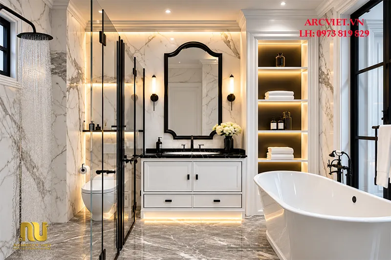 Mặt Tiền Nhà Phố 5m Cổ Điển