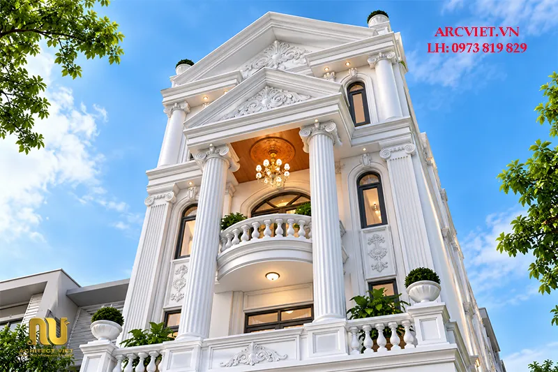 Mẫu nhà lô góc 2 mặt tiền 6m
