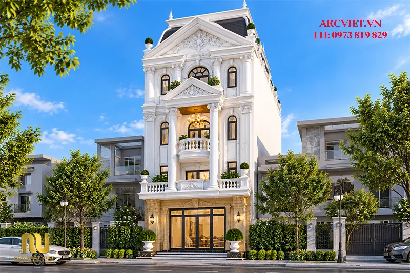 Mẫu nhà lô góc 2 mặt tiền 6m