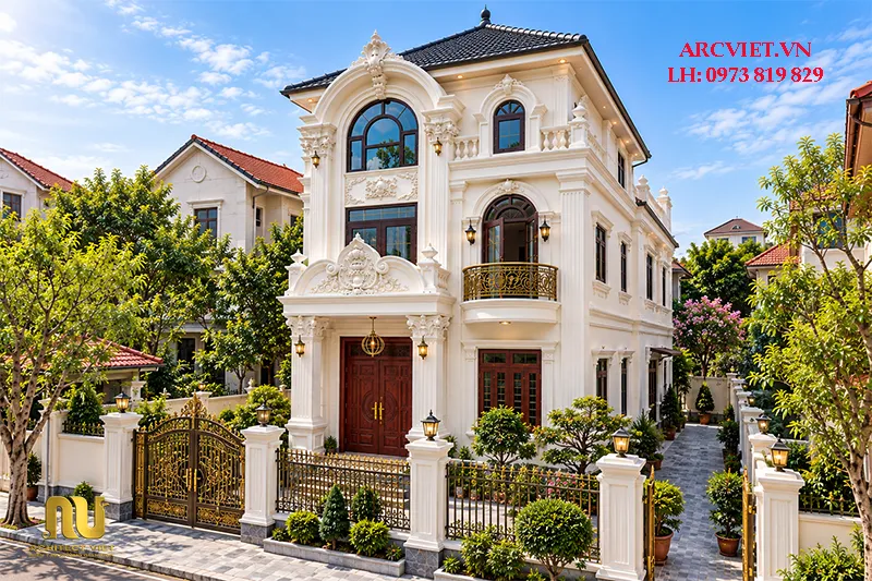 Mẫu nhà mái nhật ngang 9m 3 tầng