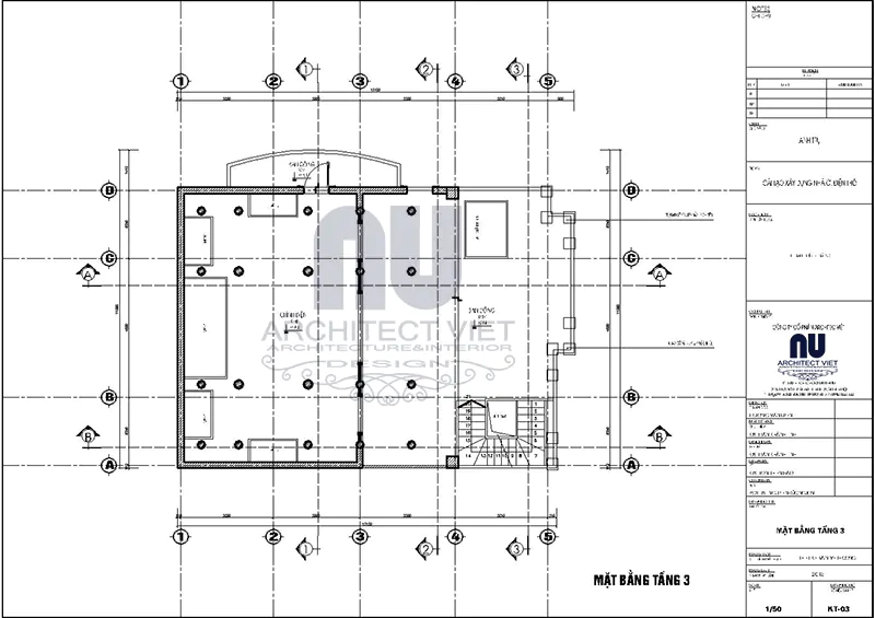 Mặt bằng tầng 3 