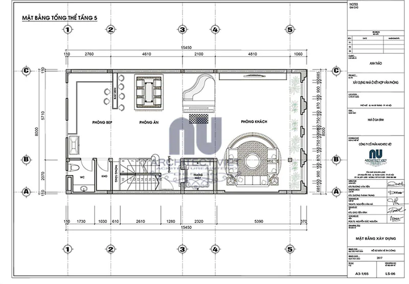 mẫu nhà ở kết hợp văn phòng