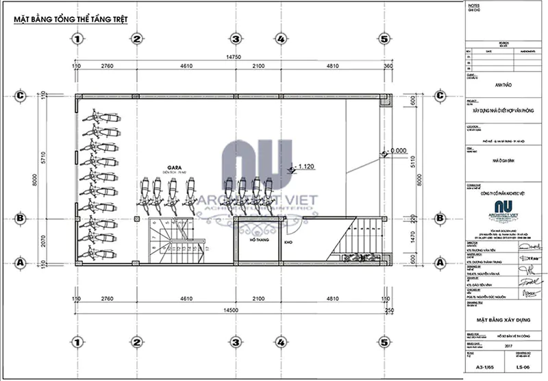 bản vẽ xin phép xây dựng cho nhà cấp 4