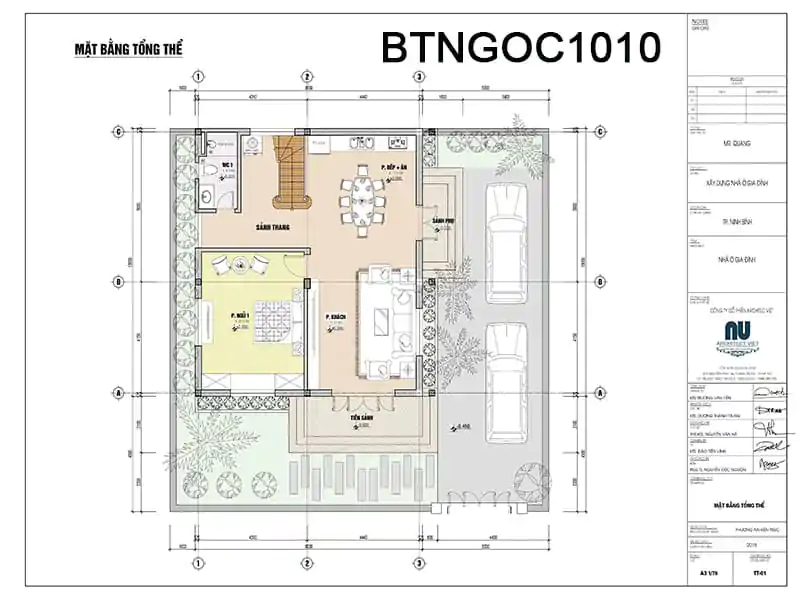 Bản vẽ thiết kế nhà dân đầy đủ