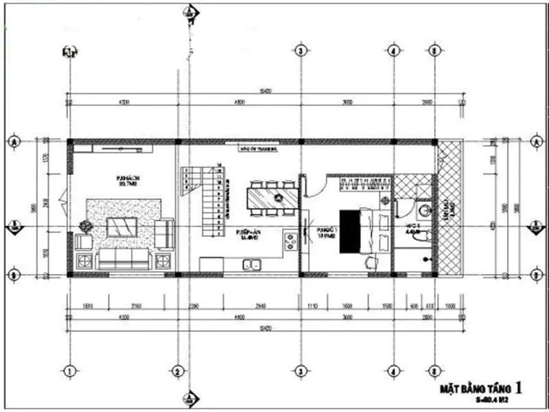 Nhà gác lửng nhỏ đẹp