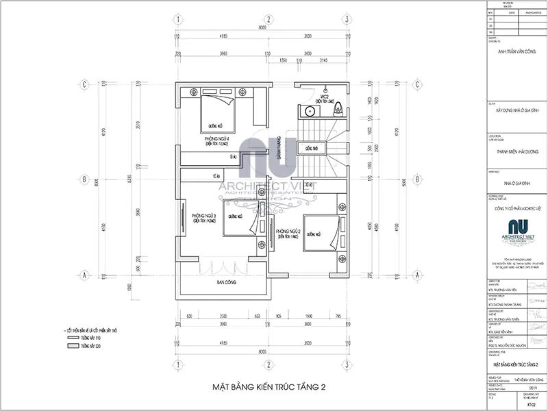 Bản vẽ thiết kế nhà dân đầy đủ