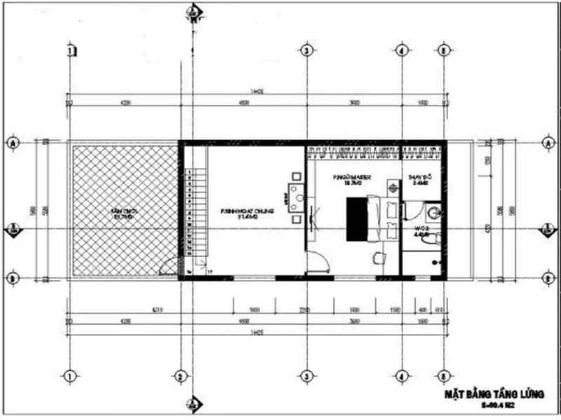 Nhà gác lửng nhỏ đẹp