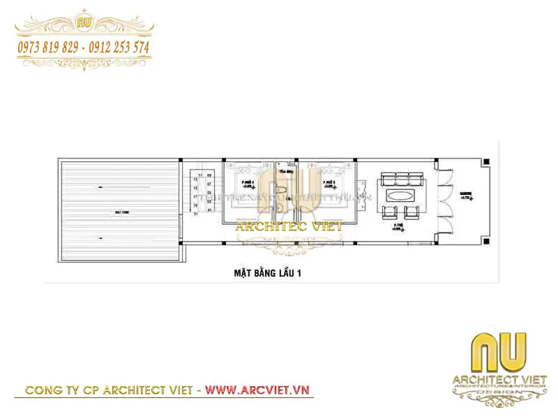 Mẫu mặt tiền nhà 2 tầng đẹp