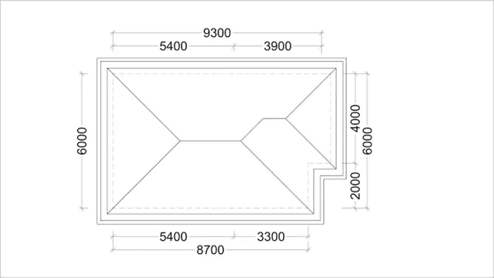 Bản vẽ thiết kế nhà 2 tầng 6x10m