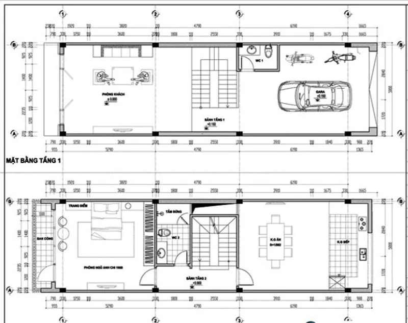 mẫu nhà phố hiện đại 3 tầng 5x18m đẹp