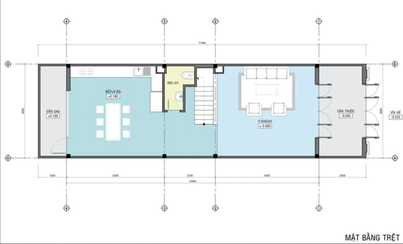 Nhà phố 5x15m