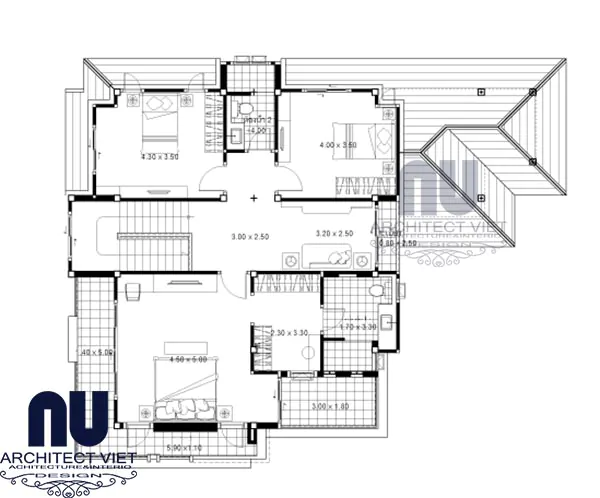 biệt thự hiện đại 150m2 2 tầng