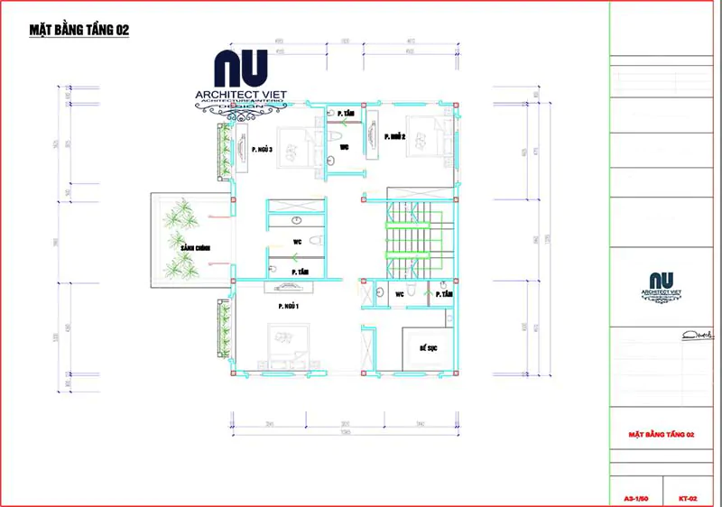 nhà 3 tầng kiểu pháp