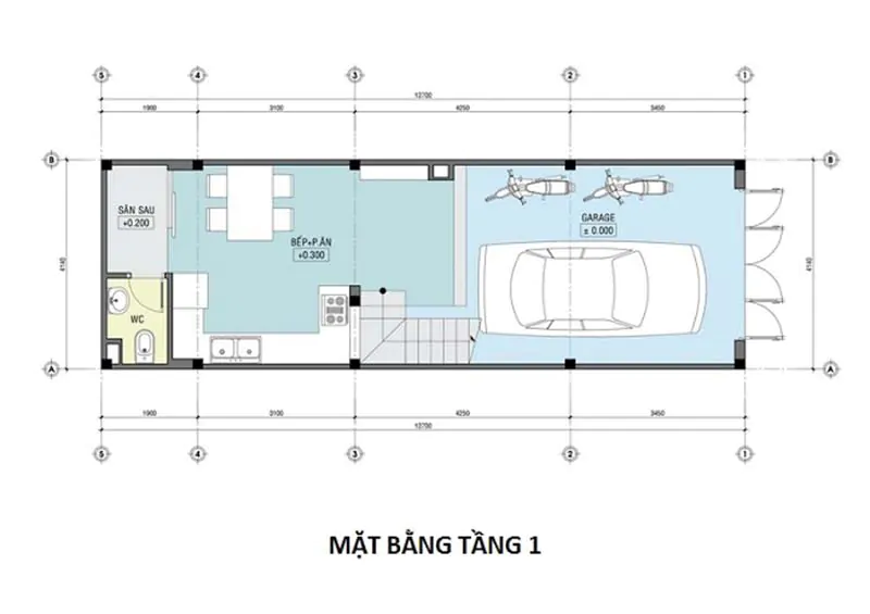 thiết kế nhà 50m2