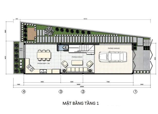 nhà phố 3 tầng 90m2